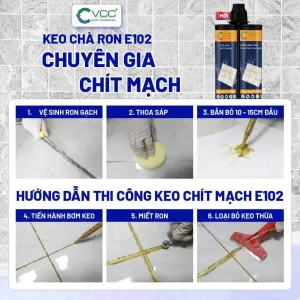 Keo chít mạch Epoxy VCC E102 – Chuyên gia chít mạch